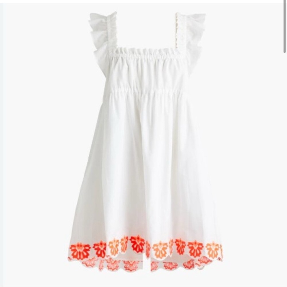 J Crew Flutter Sleeve Dress